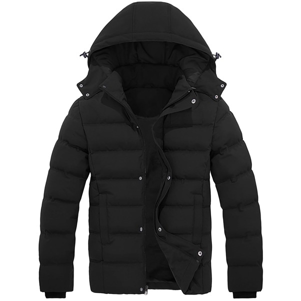 MEN'S WINTER BUBBLE PUFFER JACKET – LIGHTWEIGHT CUSTOM VINTAGE WINTER OUTERWEAR